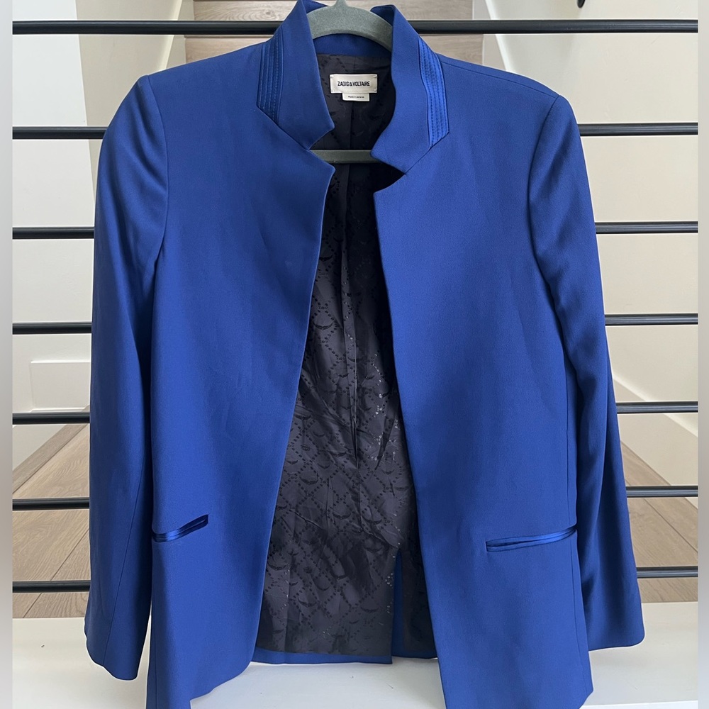 Zadig and Voltaire open front blazer
